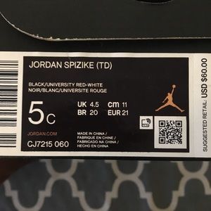Jordan Spizike 5c